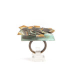 Gigi Mariani, Rust III, ring, 2010, silver, patina