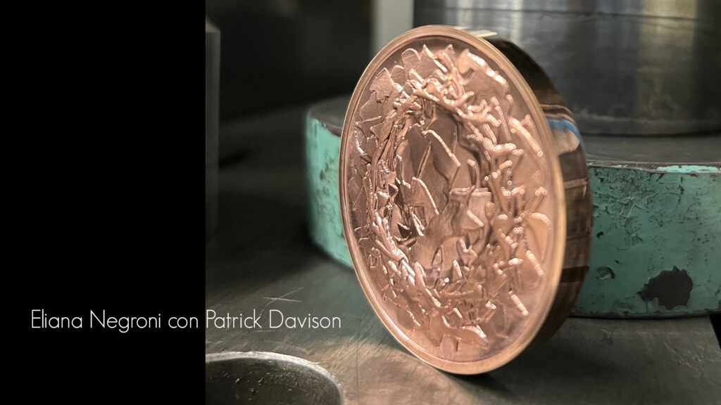 Medal by Patrick Davison minting by Archivio Negroni