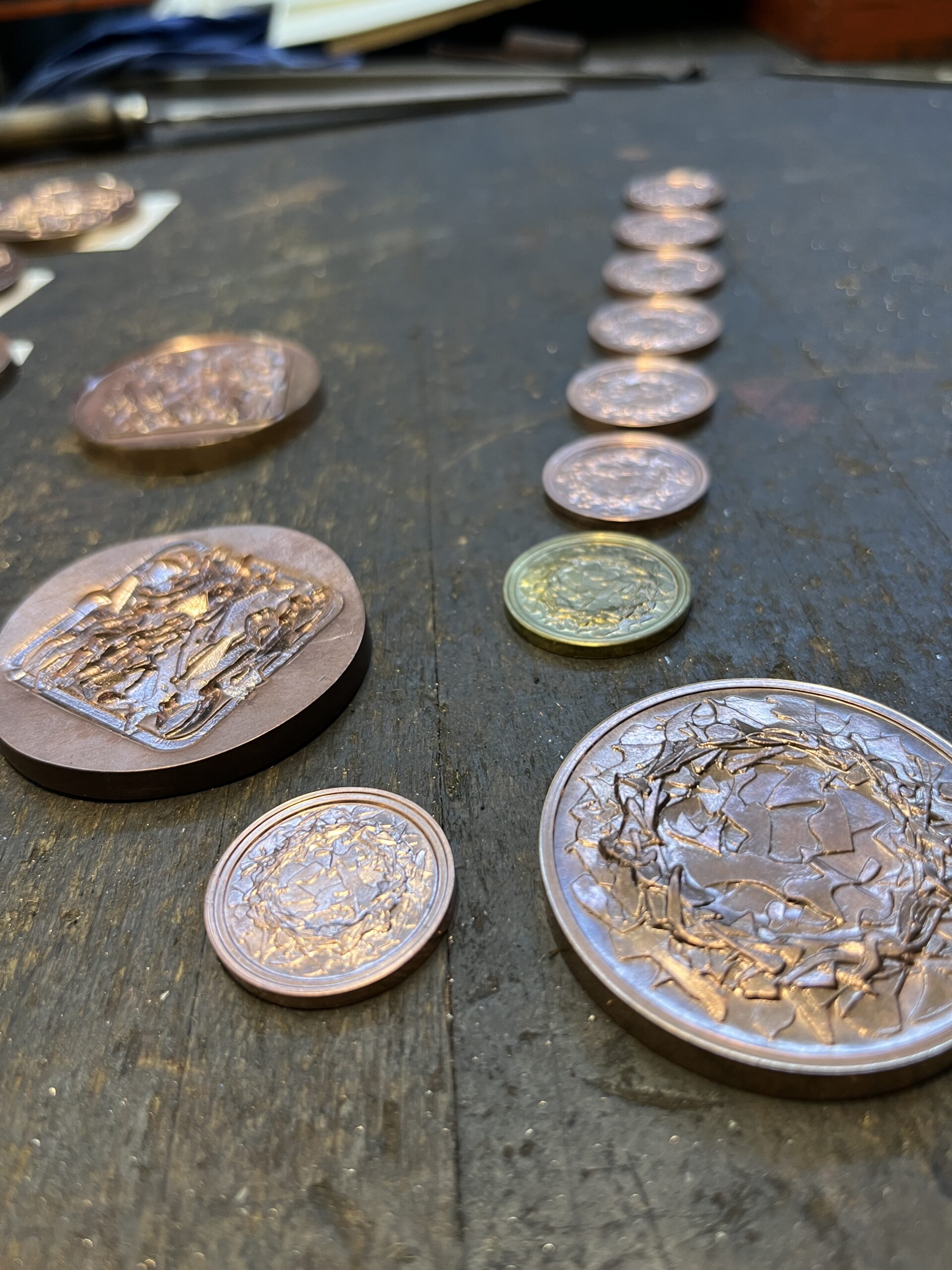 Medals by Patrick Davison minting by Archivio Negroni